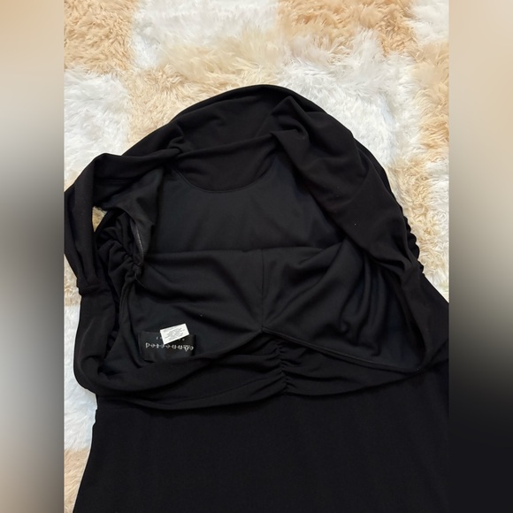 ‼️ Sale ‼️ Connected Apparel Black Ruffly Dress - Picture 11 of 16